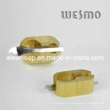 Outil de cuisine en bambou carbonisé Porte-cuillères